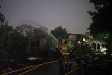 Sejumlah Rumah Semipermanen di Manggarai Kebakaran, Diduga akibat Sambaran Petir