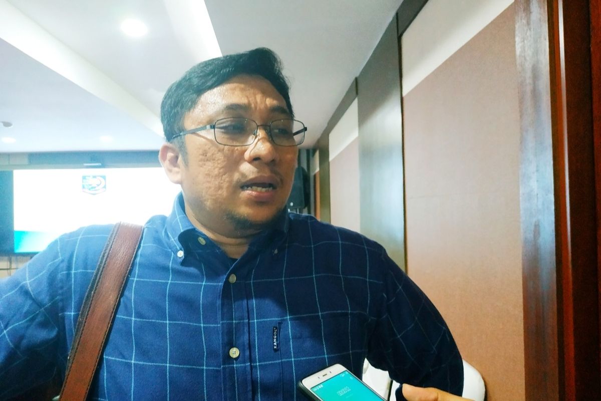 Direktur Eksekutif Pusat Studi Konstitusi (Pusako) Universitas Andalas Feri Amsari di Kantor Kemendagri, Jakarta Pusat,Rabu (19/2/2020).