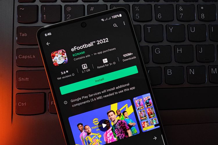 Game sepak bola besutan Konami, eFootball 2022 resmi hadir di smartphone, baik di perangkat Android maupun iOS, mulai Kamis (2/6/2022).