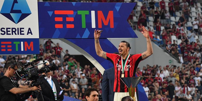 Wow! AC Milan Juara Liga Italia, Janji Manis Ibrahimovic Jadi Kenyataan