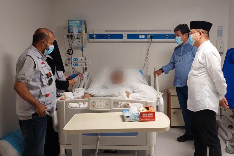 Jemaah haji dirawat di Rumah Sakit Arab Saudi (RSAS). 