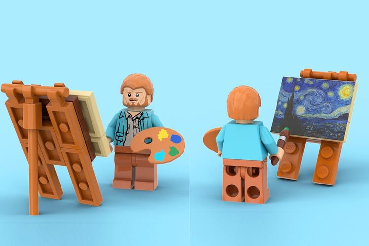 Lego The Starry Night