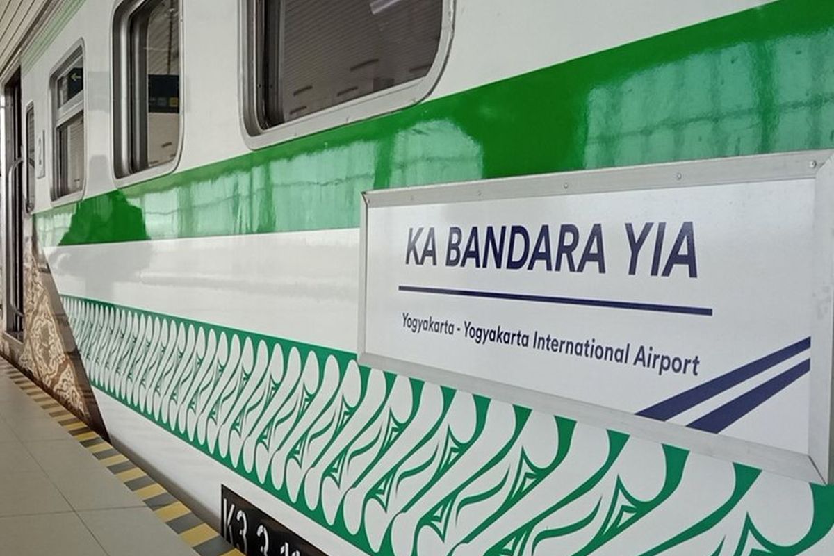 Ilustrasi KA Bandara YIA. Jadwal terbaru KA Bandara YIA pada Gapeka 2023 yang akan berlaku per 1 Juni 2023.
