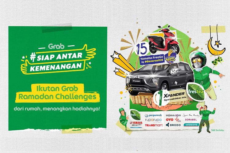Grab Ramadhan Challenge, tantangan berhadiah untuk pengguna setia Grab.