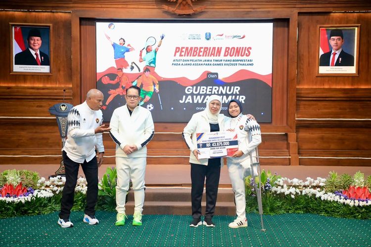 Atlet Paralimpik Sumbang 35 Medali, Pemprov Jatim beri Bonus Rp1,8 Miliar