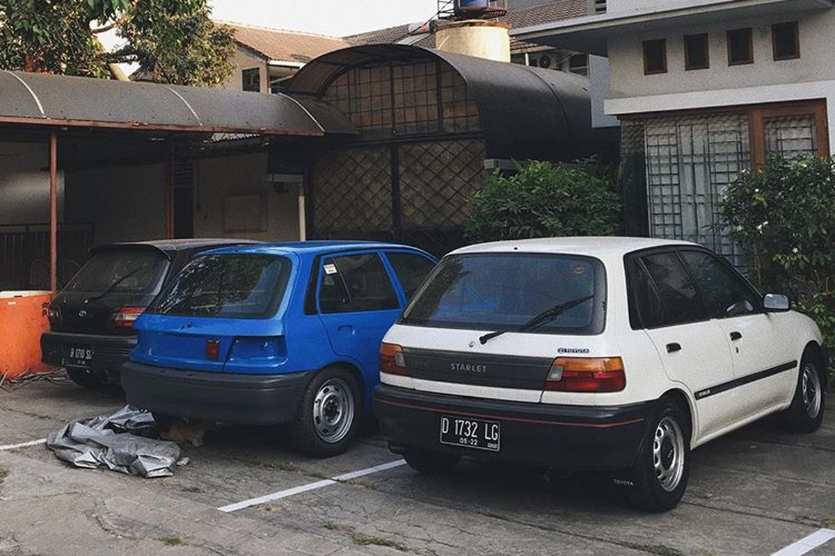 Ilustrasi Toyota Starlet