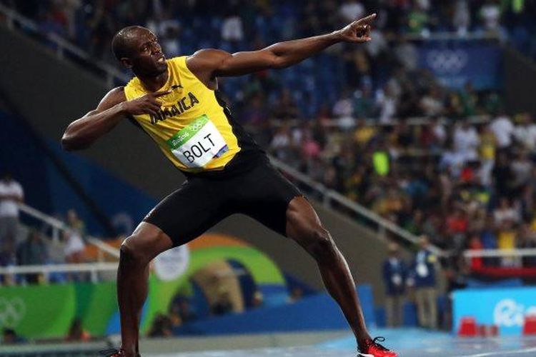 Sprinter Jamaika, Usain Bolt.