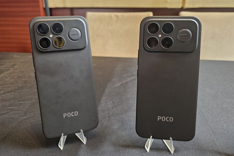 Tampilan punggung Poco F8 Ultra menonjol dengan aksen Sound by Bose yang menyatu dengan kompartemen subwoofer berbentuk lingkaran.