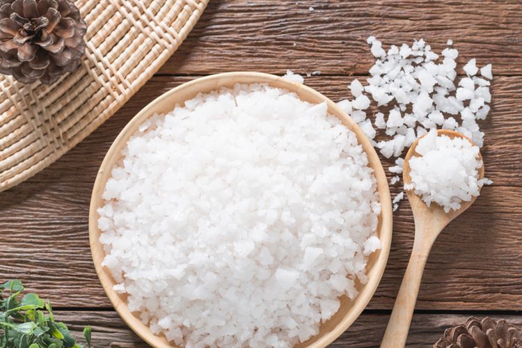 Ilustrasi garam epsom. 