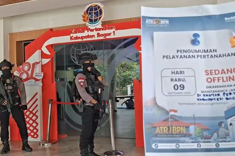 Kantor BPN Kabupaten Bogor Digeledah Polda Metro Jaya terkait Dugaan Mafia PTSL
