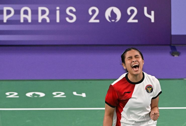 BERITA FOTO: Perjuangan Gregoria Mariska, Atasi 3 Gim Poin, 14 Angka Beruntun, Senyum Manis Penantian 16 Tahun!