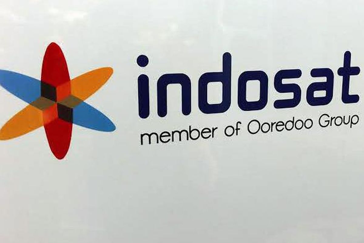 Ilustrasi Logo Indosat, Member of Ooredoo Group