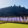 Pertama Kali, 500 Umat Buddha Ikuti Pabbajja Samanera di Candi Borobudur