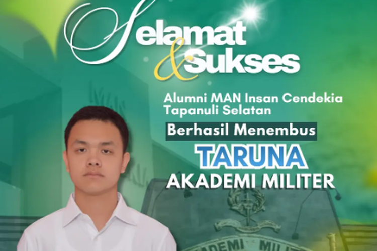 Alumnus MAN IC Tapanuli, Fachry Lolos Akmil 2026, Pernah Gagal 4 Kali