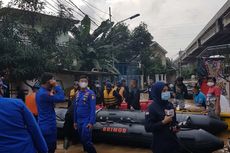 Banjir di Cipinang Melayu Belum Surut