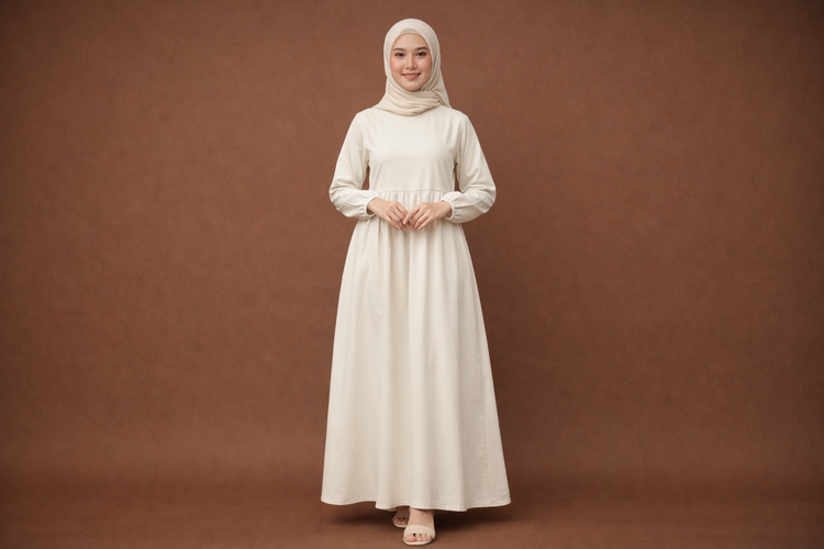 Maxi Dress Minimalis: Elegan Tanpa Banyak Detail