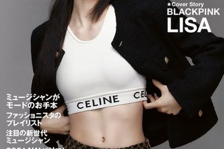 Lisa Blackpink tampil pada sampul Vogue Jepang edisi Juni 2021.