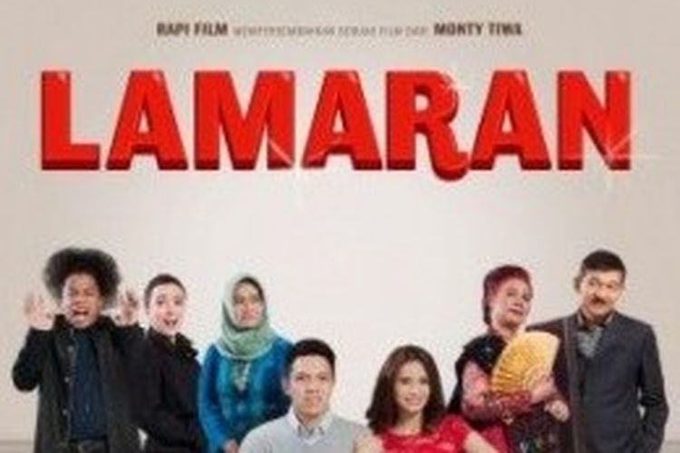Film Lamaran ditayangkan kembali di Netflix hari ini (8/4/2021), dibintangi Acha Septriasa, Arie Kriting, Sacha Stevenson, serta Reza Nangin.