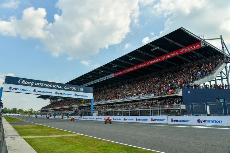 Chang international circuit, di Buriram, Thailand.