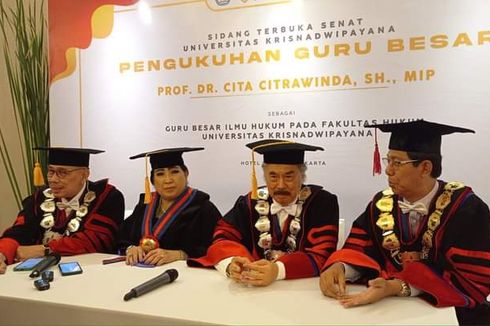Unkris Tambah Satu Guru Besar Ilmu Hukum, Prof. Cita Angkat Soal Arbitrase Kekayaan Intelektual