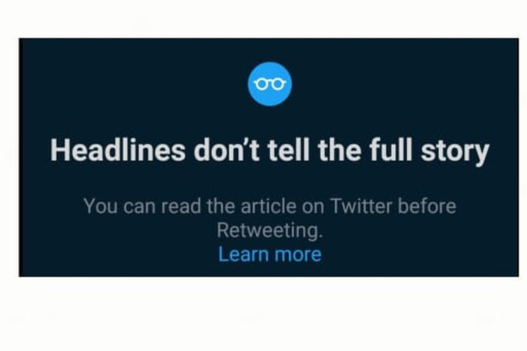 Twitter Mulai Berlakukan Baca Artikel Sebelum Retweet, seperti Ini ...
