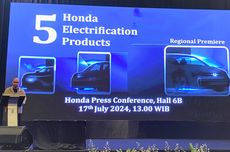 Honda Bawa 5 Mobil Elektrifikasi dan Mobil Konsep di GIIAS 2024