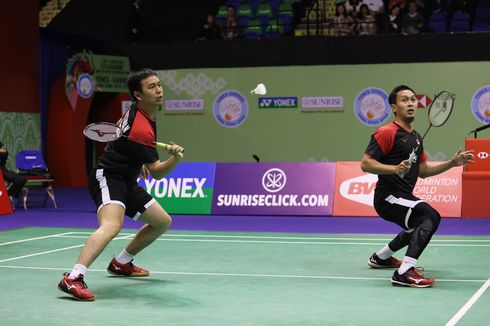 Lalui Laga Sengit Malaysia Masters, Ahsan/Hendra Akui Lawan Seimbang