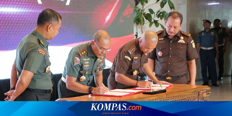 Kejagung dan TNI Kerja Sama Terkait Penyidikan dan Pertukaran Informasi Koneksitas