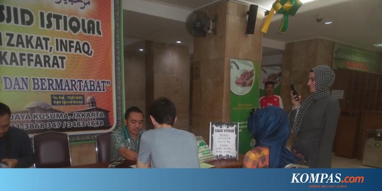 Ini Tata Cara Pembayaran Zakat Fitrah Di Masjid Istiqlal