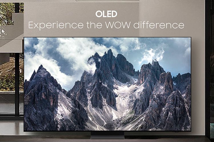 Ilustrasi Samsung AI TV 2024 OLED.