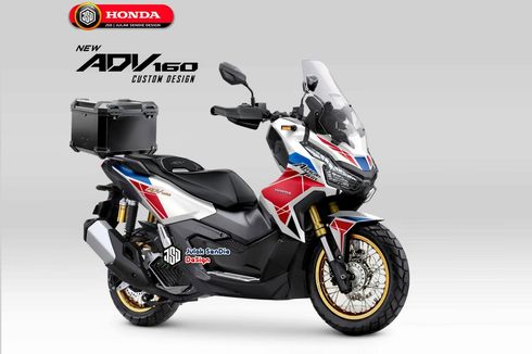 Modifikasi Digital Honda ADV 160 Touring