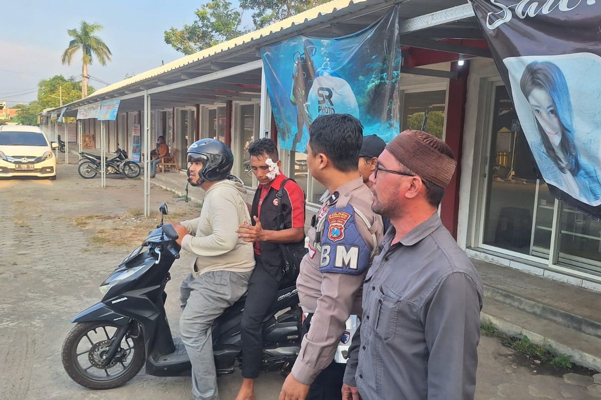 Seorang sopir bus di Kota Pasuruan mengalami luka sayat di bagian wajah setelah menolak permintaan uang secara paksa yang dilakukan seorang preman, Senin (11/08/2025).