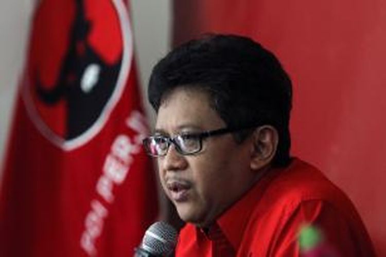Pelaksana Tugas Sekretaris Jenderal Partai Demokrasi Indonesia Perjuangan (PDIP) Hasto Kristiyanto.