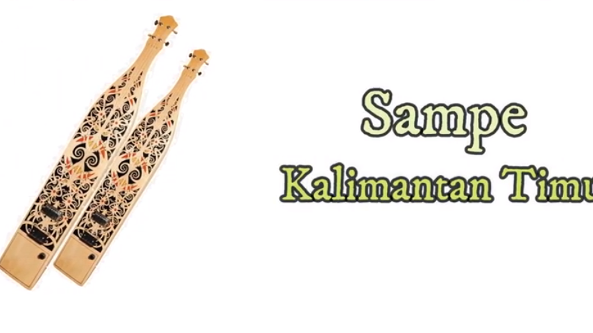 Sampek, Alat Musik Tradisional Kalimantan Timur