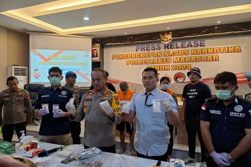 Polisi Ungkap Peredaran Puluhan Kilogram Narkotika Jenis Baru Asal China di Makassar