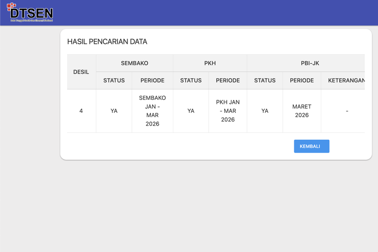 Bansos PKH BPNT Mei 2026 Sudah Cair, Begini Cara Cek Nama Penerima lewat HP