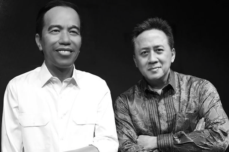 Triawan Munaf unggah foto bersama patung lilin Jokowi