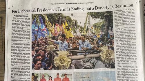 New York Times: "Periode Presiden Indonesia Berakhir, tapi Dinastinya Dimulai"