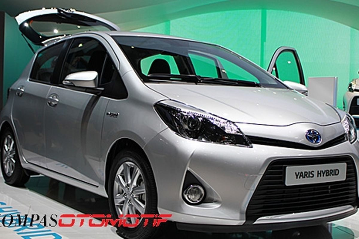 Yaris Hybrid dipamerkan di Geneva Motor Show 2012 pada bulan lalu