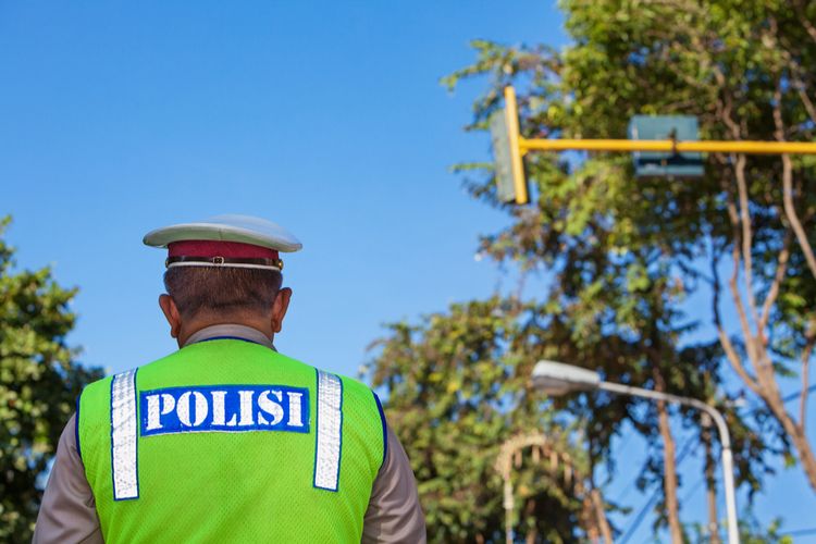 Ilustrasi polisi. Seorang anggota polisi di Medan dimaki oleh seorang wanita.