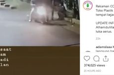 Terekam CCTV, Seorang Pria Dirampok Saat Sedang Tunggu Ojol