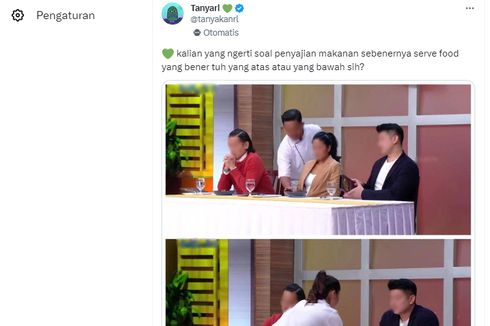 Ramai soal Cara Penyajian Makanan dari Depan atau Belakang, Ini Penjelasannya