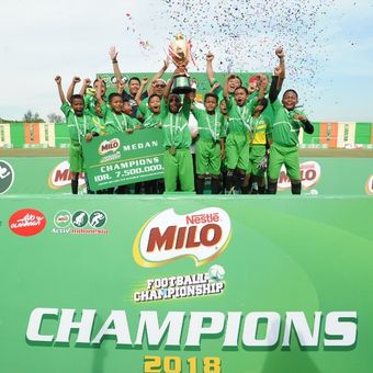  SDN 064011 menjadi juara MILO Football Championship Medan dan berhak meraih uang pembinaan sebesar Rp 7,5Juta serta piala MILO. 