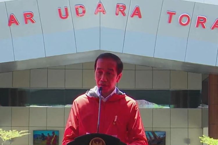 Indonesia's President Joko Widodo inaugurates South Sulawesi's Toraja Airport and East Nusa Tenggara's Pantar Airport on Thursday, March 18.  