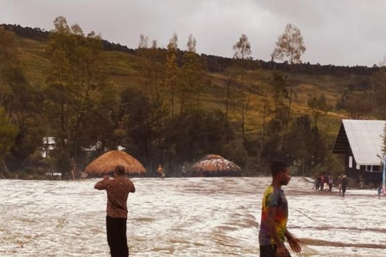 3 Distrik di Lanny Jaya Dilanda Hujan Es, Pertanian Warga Rusak dan Terancam Gagal Panen