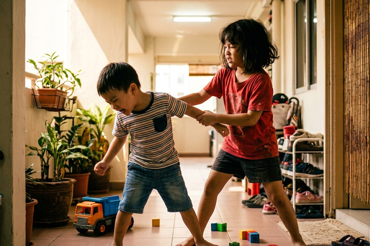 Cara Bijak Atasi Kakak Adik yang Sering Bertengkar di Rumah
