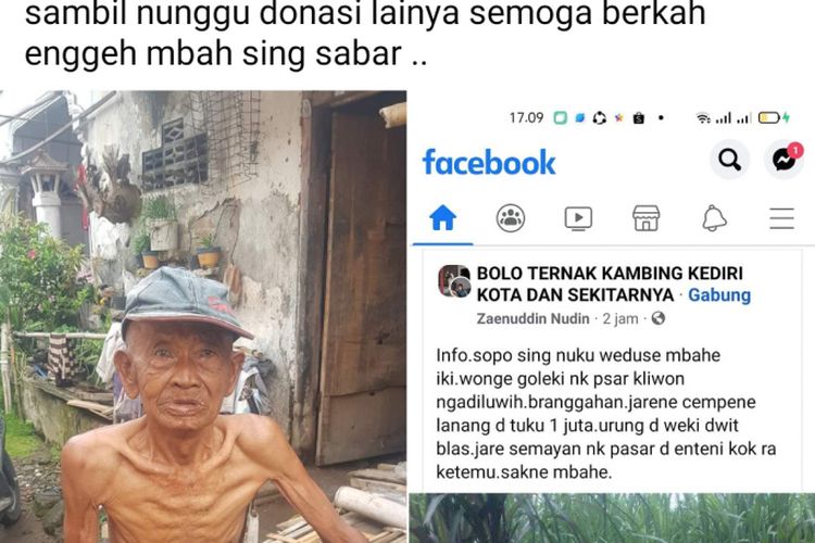 Kakek katimin mencari kambingnya