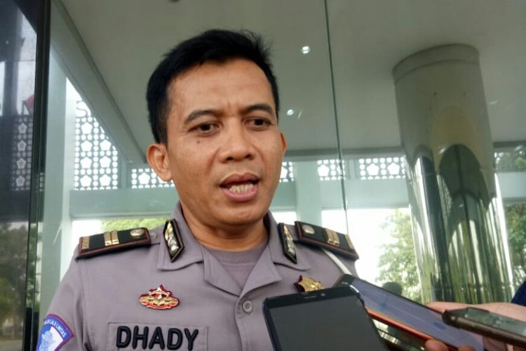 kata Kanit Laka Lalu Lintas Polres Tangerang Selatan, Iptu Dhady Arsya usai menghadiri rapat koordinasi terkait revisi Perwal di Pemkot Tangsel, Rabu (23/10/2019)