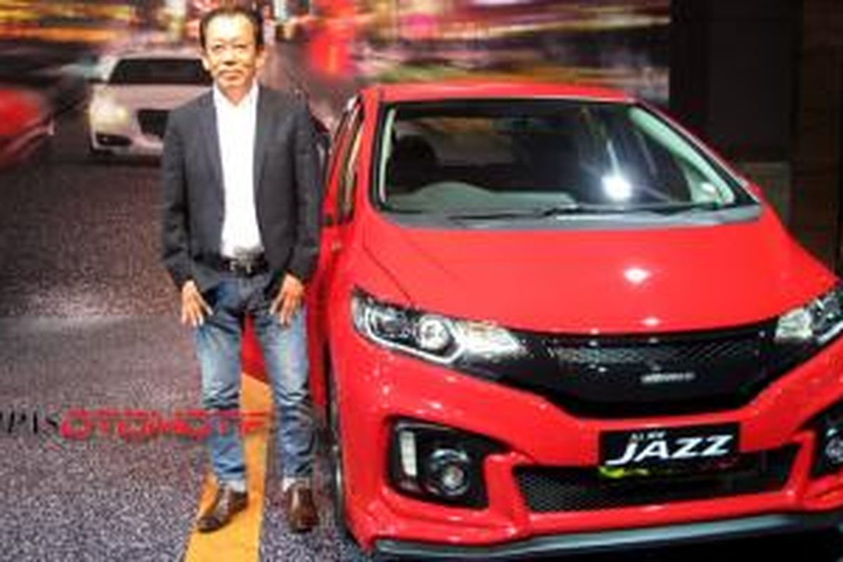 Honda All-New Jazz generasi baru bersama Large Project Leader Honda R&D Tochigi Center Jepang Makoto Konishi.