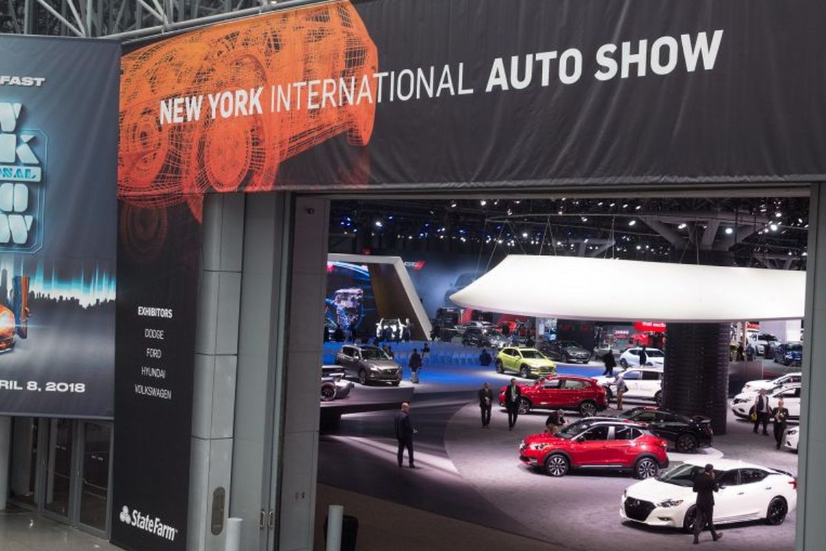 Ilustrasi pameran otomotif New York International Auto Show